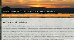 Desktop Screenshot of alfrickandlulsley.org